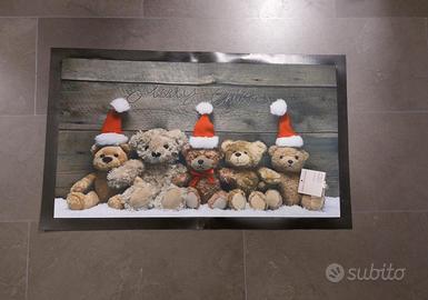 zerbito tappeto digitale Natalizio 45x75 cm