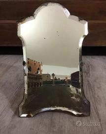 Antico specchio Veneziano dipinto a olio anni 30