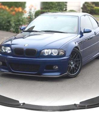 SPOILER LIP BMW E46 98-07 LOOK M3 CARBONIO