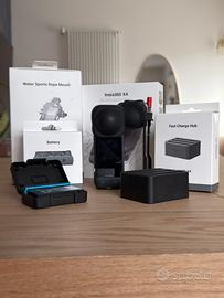 Insta 360 X4 con accessori