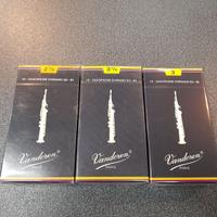 Vandoren ance sax soprano 3 e 3,5 3 pacchi da 10
