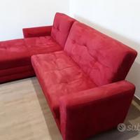 divano letto angolare con penisola reversibile