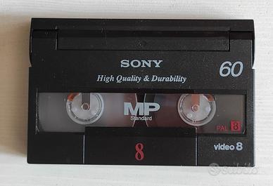 CASSETTA  SONY VIDEO 8 MP STANDARD 60
