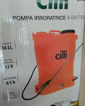 Pompa Irroratrice a Batteria Cilli 16L - 12V 8Ah (