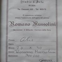 quadro di Romano Mussolini
