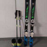 Sci 120 cm con bastoncini