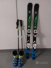 Sci 120 cm con bastoncini