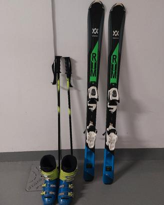 Sci 120 cm con bastoncini