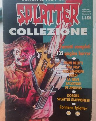 Fumetto Splatter Collezione 2 numeri 1990 Vintage