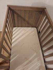 Lettino Ikea 60x120 + materasso foppapedretti
