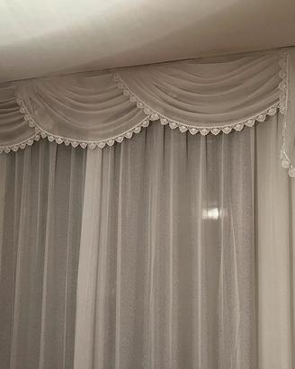 Mantovana per tende Lusso col. Bianco