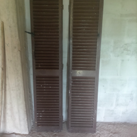 Persiana in alluminio colore marrone