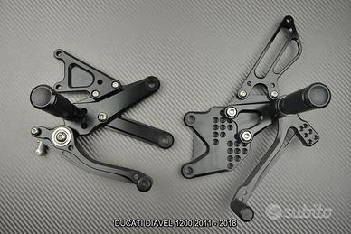 Pedane arretrate DUCATI DIAVEL 1200 2011 - 2018
