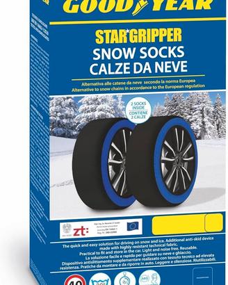 calze neve auto tessuto xl omologate r14 r21