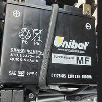 Batteria Moto NUOVA UNIBAT 12v CT12B-BS