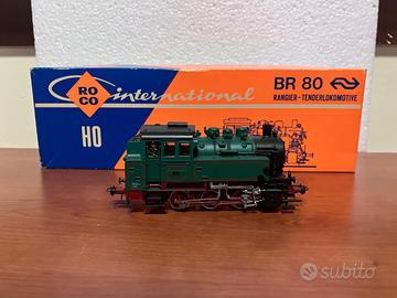 ROCO 04114C LOCOMOTIVA A VAPORE BR 80 LIVREA VERDE