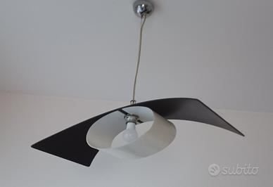 Lampadario bianco e nero