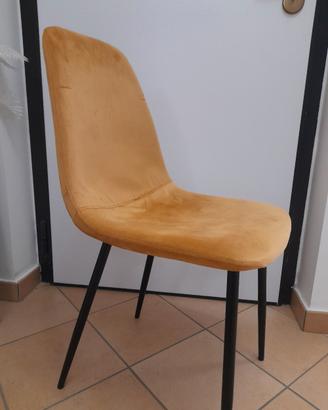 sedie in velluto 