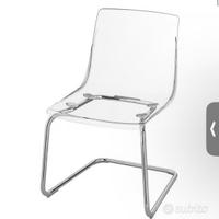 4 sedie Ikea  trasparentei mod. Tobias