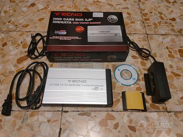 Case Box Hard Disk 3,5" Ide/Sata con HD 200GB