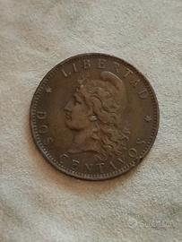 2 centavos argentini 1888