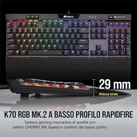 Corsair K70 RGB MK.2 Low Profile - Meccanica 