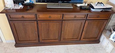 madia in legno 4 ante 