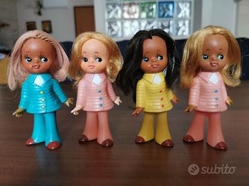 4 introvabili bambole anni 60 made in Japan 