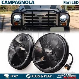 FARI LED 7 Pollici Per FIAT CAMPAGNOLA Bianco Ghia