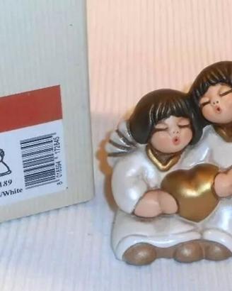 Thun Coppia angeli ali perlate RARISSIMI