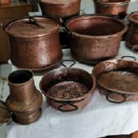 Antichi recipienti in rame