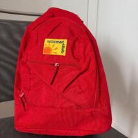 Zainetto rosso leggero nuovo, anche per scuola