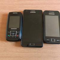 3 Cellulari Samsung(Senza Batterie) X Pezzi Ricamb