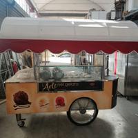 CARRETTINO GELATI con 8 carapine usato