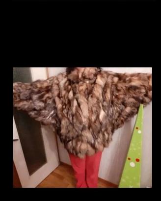 Pelliccia in code di volpe 