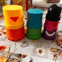 Set 7 bicchieri impilabili per il bagnetto