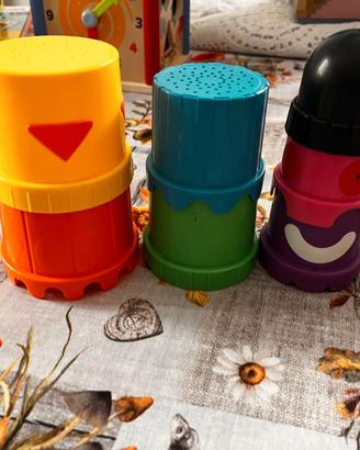 Set 7 bicchieri impilabili per il bagnetto