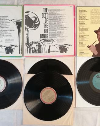 4 LP  Ellington Sinatra Miller Crosby dischi jazz