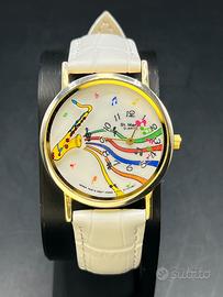 Orologio St. Marc Sax Musicale Bianco Gold Donna 🎷
