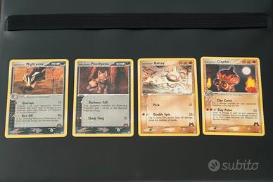 Lotto 22 carte Pokemon EX Team Aqua vs Team Magma