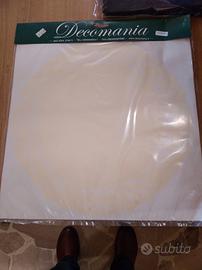 Decalcomania centrino scivolante acqua decoupage