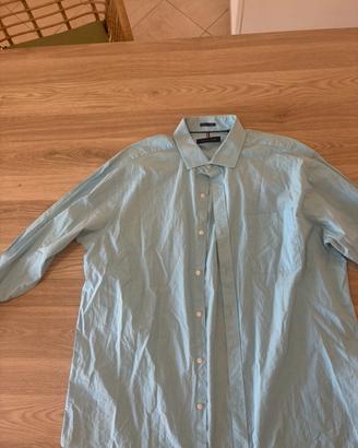 camicia uomo Tommy hilfiger celeste taglia xl