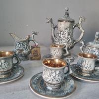 servizio da caffe capodimonte originale  