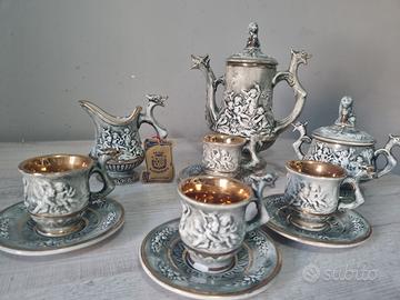 servizio da caffe capodimonte originale  
