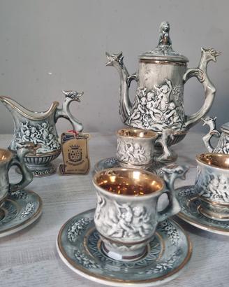 servizio da caffe capodimonte originale  