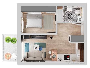 Open space a Lipomo-libero subito-spese incluse