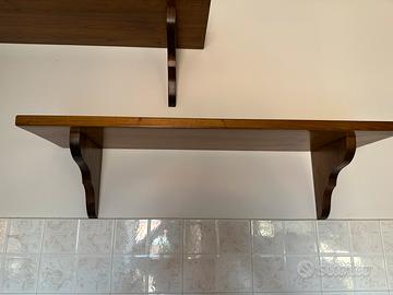 Mensole in legno da cucina