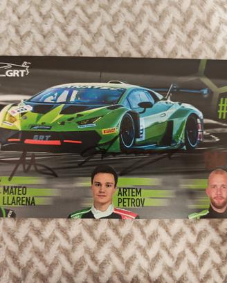 Cartolina GRT Grasser Racing Lamborghini Huracán 