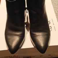 Stivaletti donna pelle nera