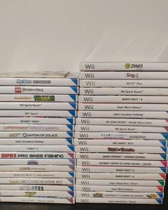 Lotto giochi Nintendo wii